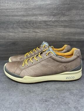 ECCO Biom Hybrid Golf Shoes Mens Size 12 (46) Brown Leather